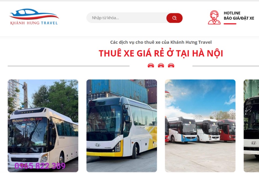 Đơn vị thuê xe 16 chỗ đi Chùa Tam Chúc giá rẻ